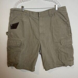 Wrangler Workwear‎ Cargo Shorts Carpenter Utility Pockets Tan Size 40